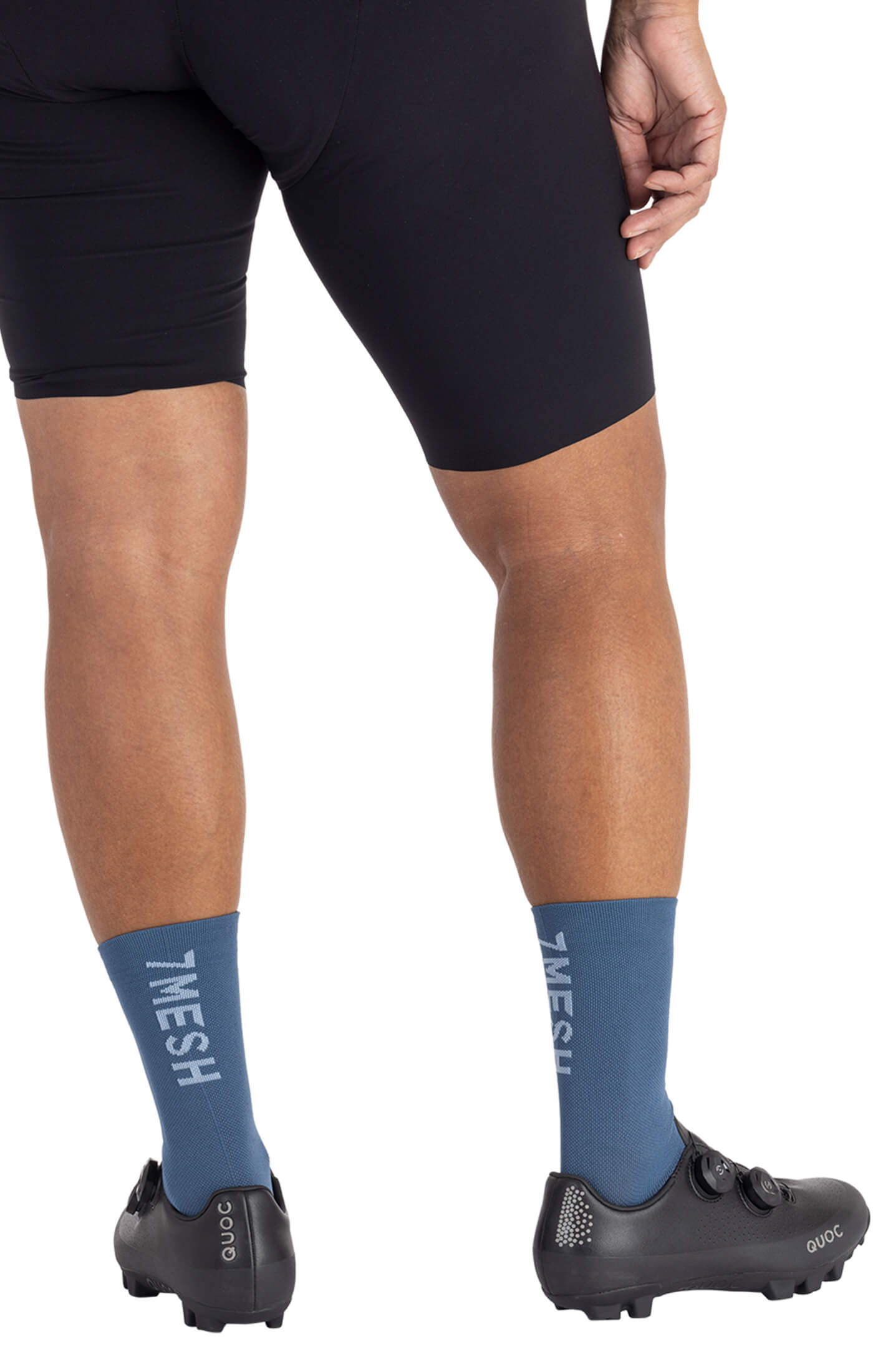 7mesh - Cycling Socks - Word Sock, Alpine Mist