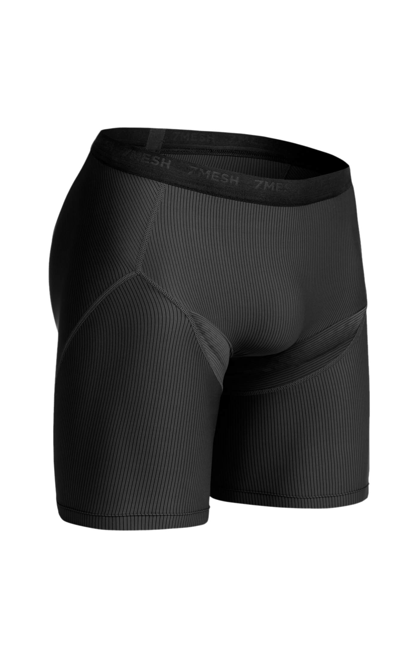 7mesh - Foundation Boxer Brief - Black - Men's Cycling Shorts