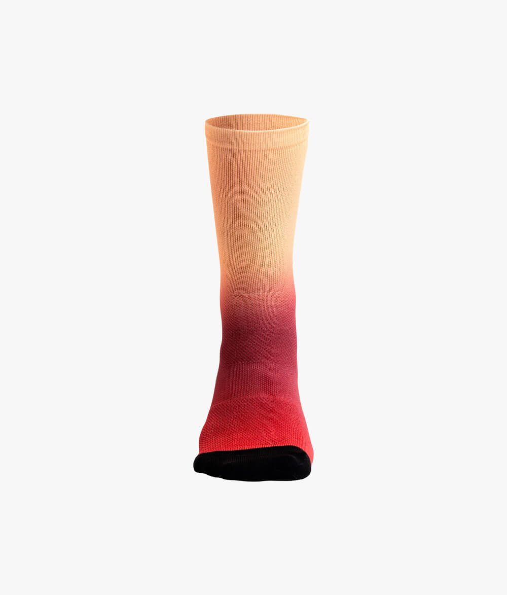 7mesh – Cycling Socks – Fading Light Sock – Electric Watermelon