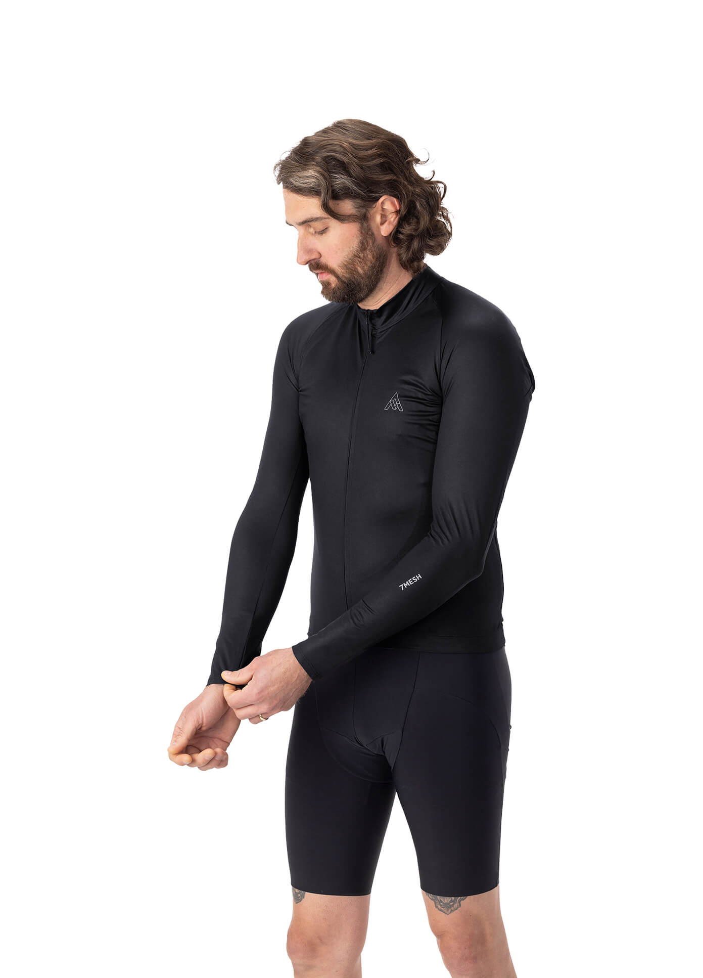 7mesh – Atlas Jersey LS – Black – men's jersey
