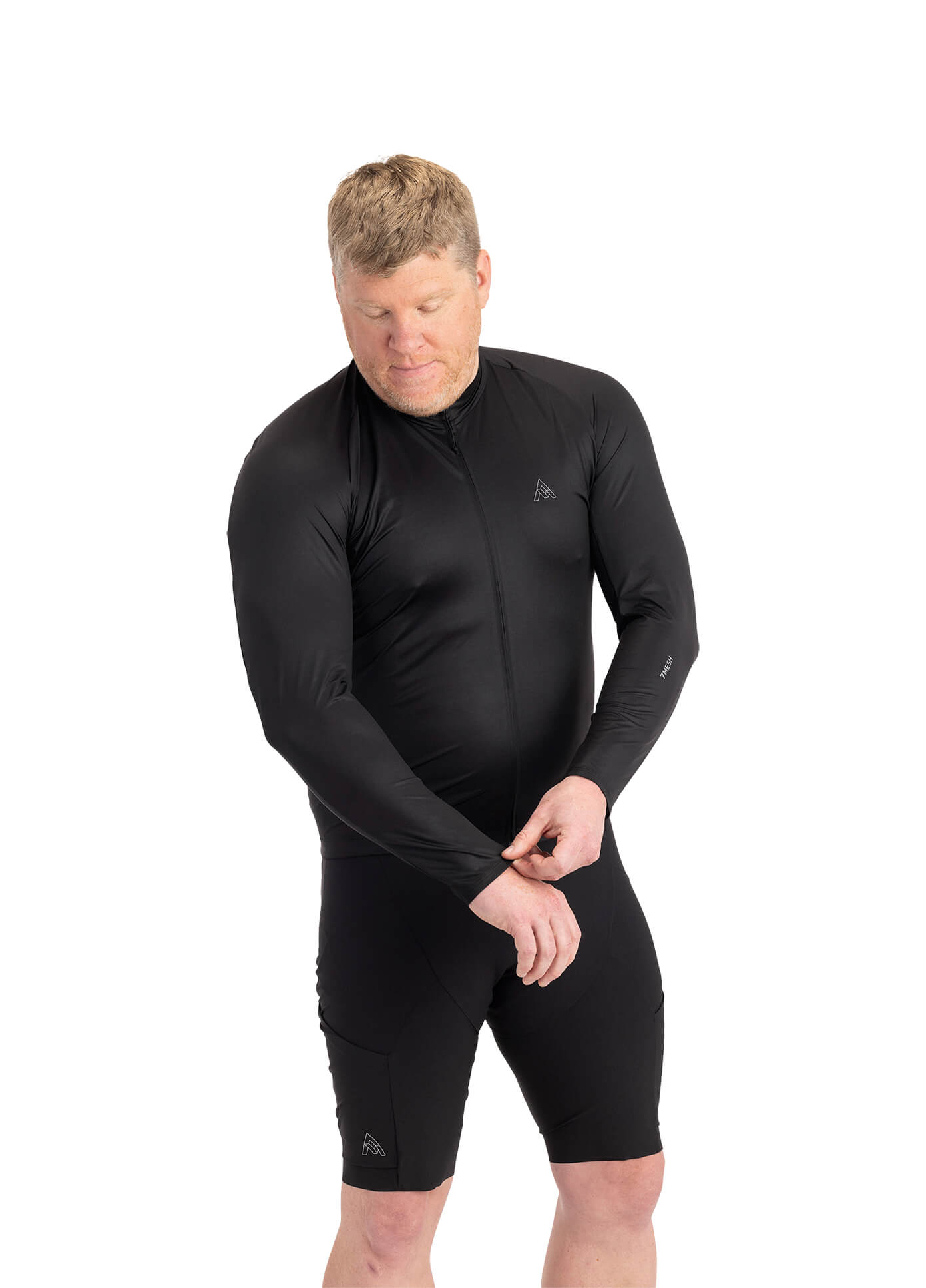 7mesh – Atlas Jersey LS – Black – men's jersey