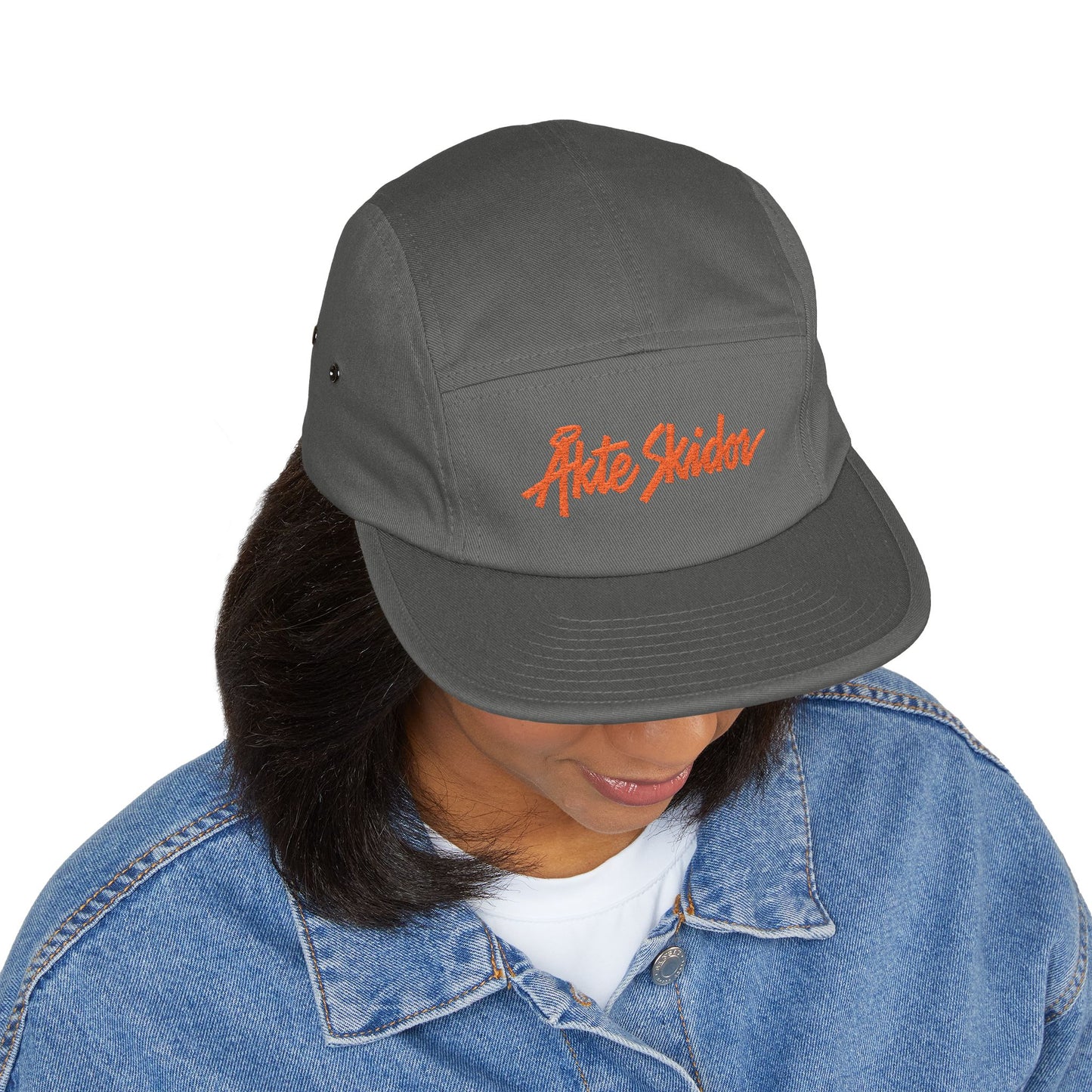 Embroidered 5-panel cap – Went Skiing