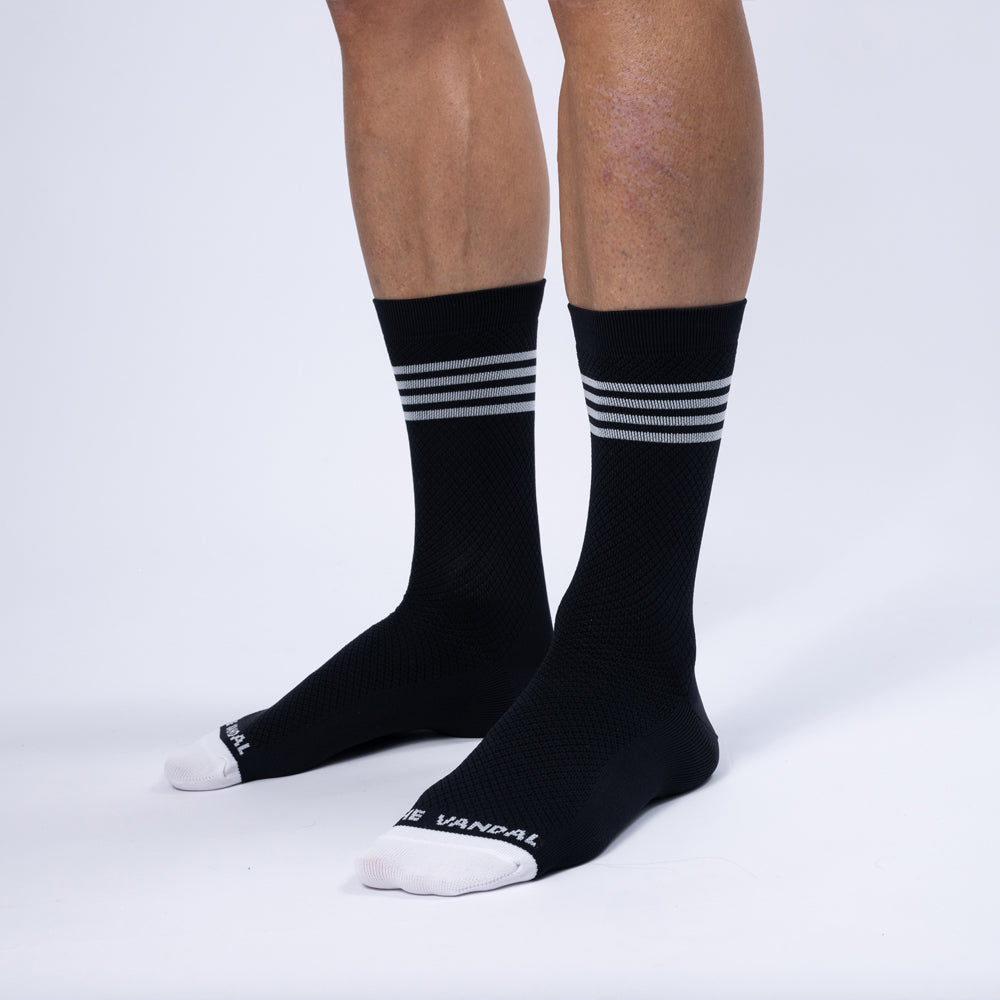 The Vandal – Cycling Socks – Black