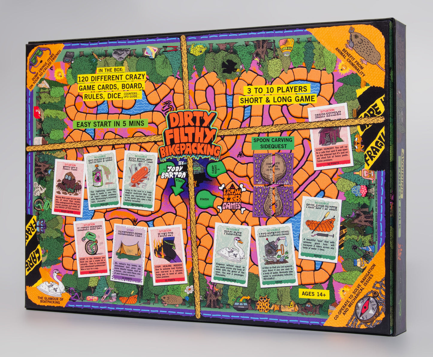 Board Game – Dirty Filthy Bikepacking