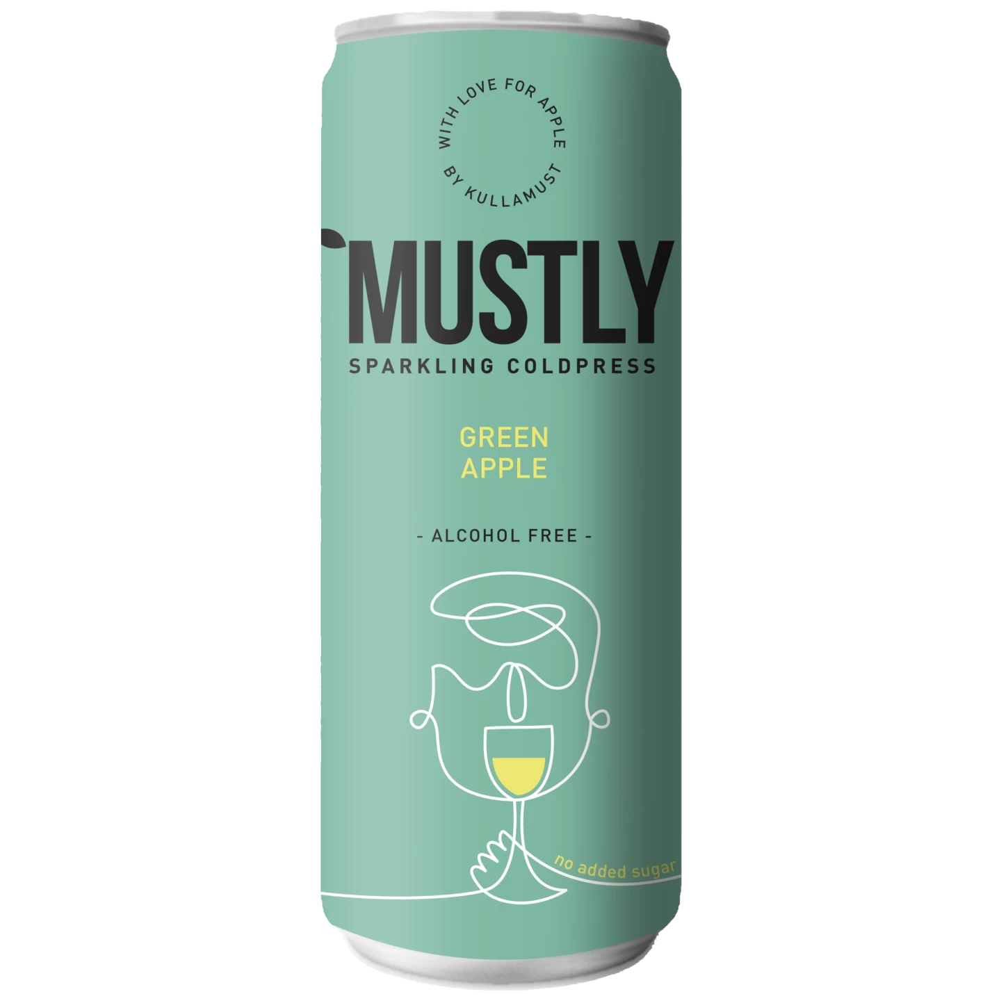 Mustly – Green Apple – Soda