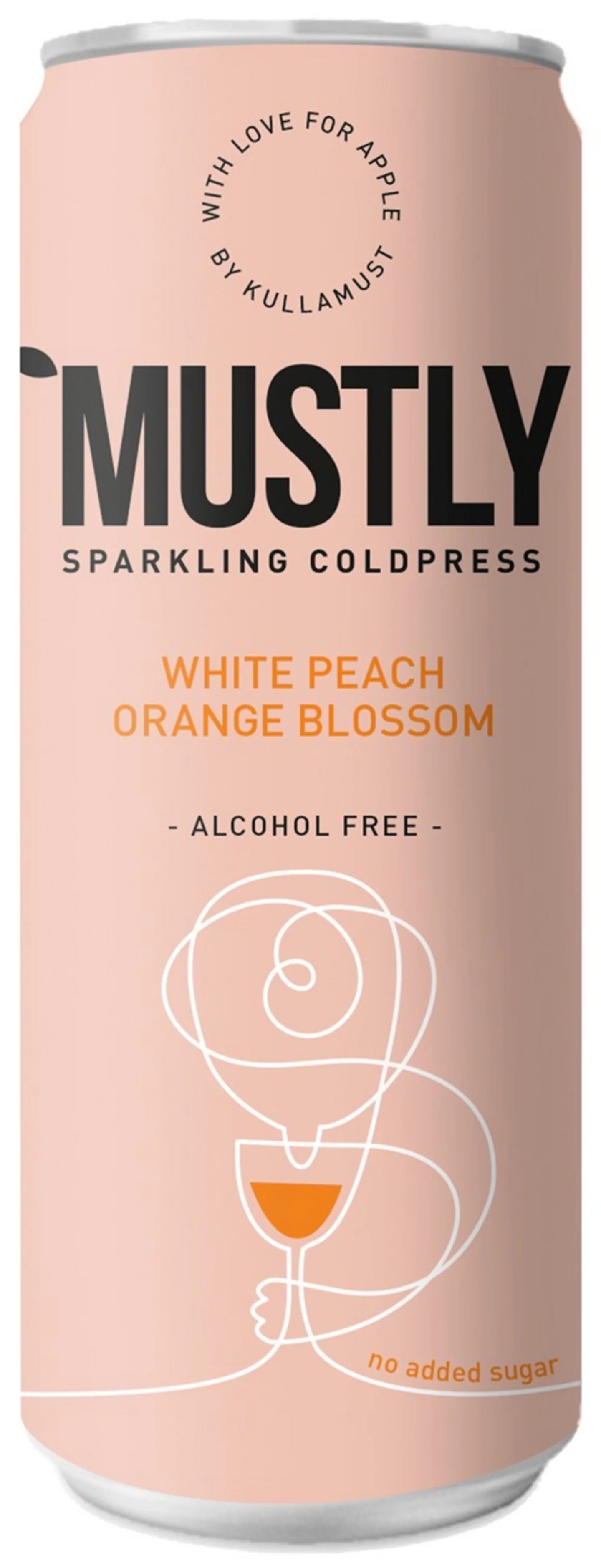 Mustly – White Peach – Soda
