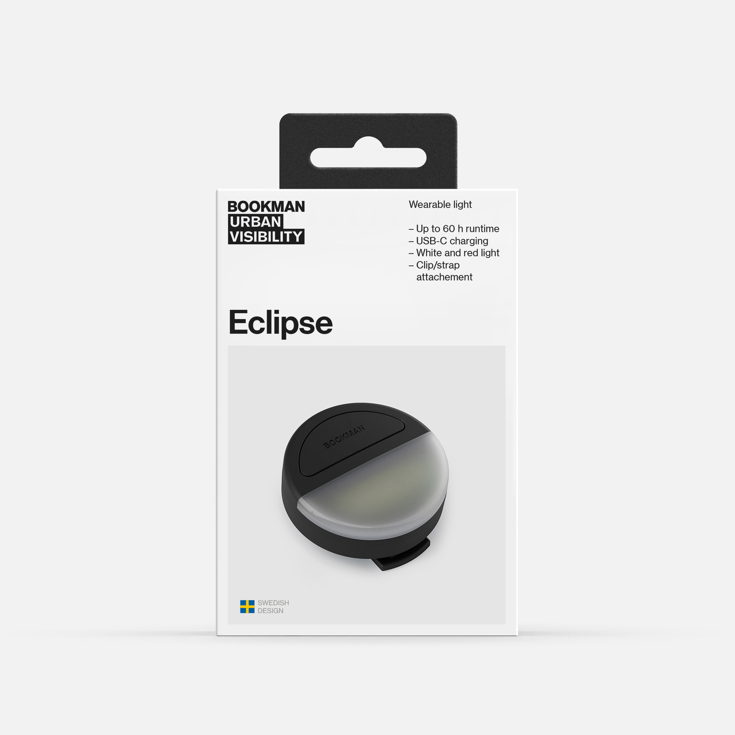 Bookman – Eclipse – lyse rött/vitt