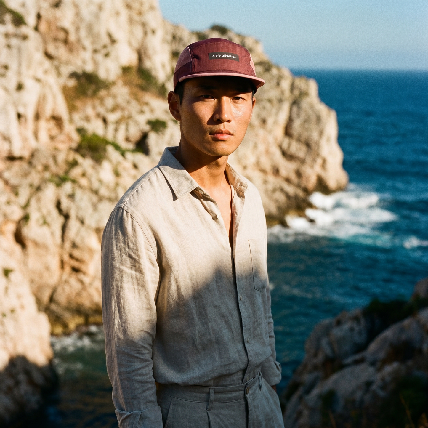 Ciele cap - GOCap - Field - Iconic Bar - Clementine/Sand