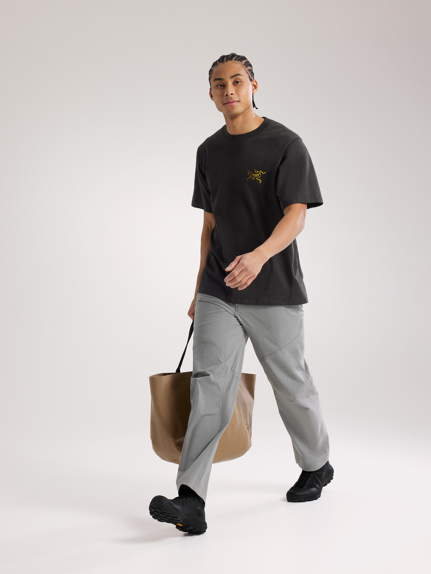 Arc'teryx – Kragg Cotton Logo SS – T-shirt – 24K Black