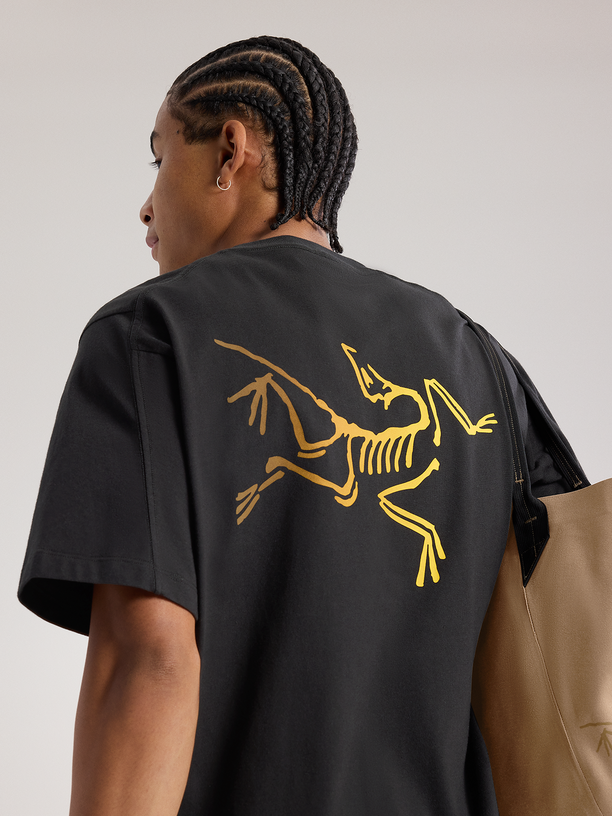 Arc'teryx – Kragg Cotton Logo SS – T-shirt – 24K Black