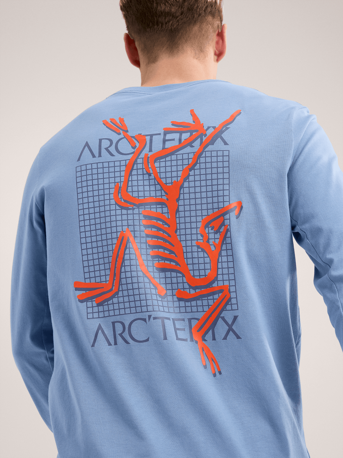 Arc'teryx Long Sleeve T-Shirt - Arc'multi Bird Logo - Stone Wash