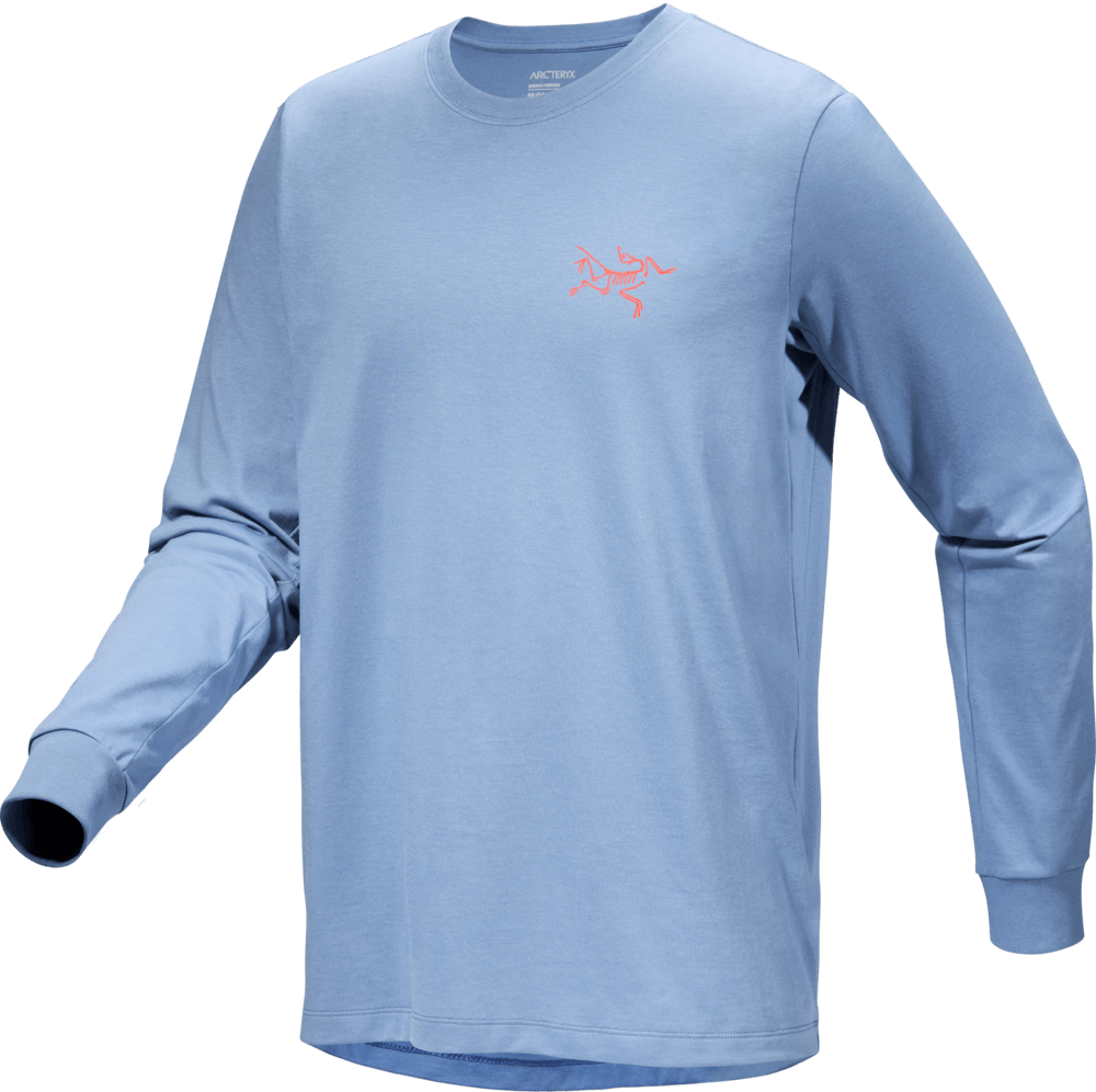 Arc'teryx Long Sleeve T-Shirt - Arc'multi Bird Logo - Stone Wash