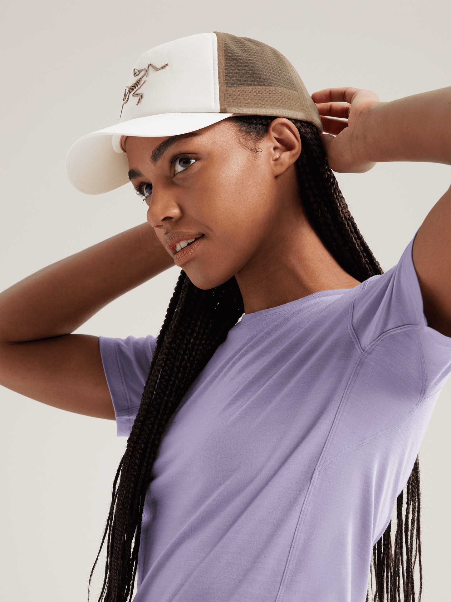 Arc'teryx Cap - Bird Word Trucker Curved - Arctic Silk