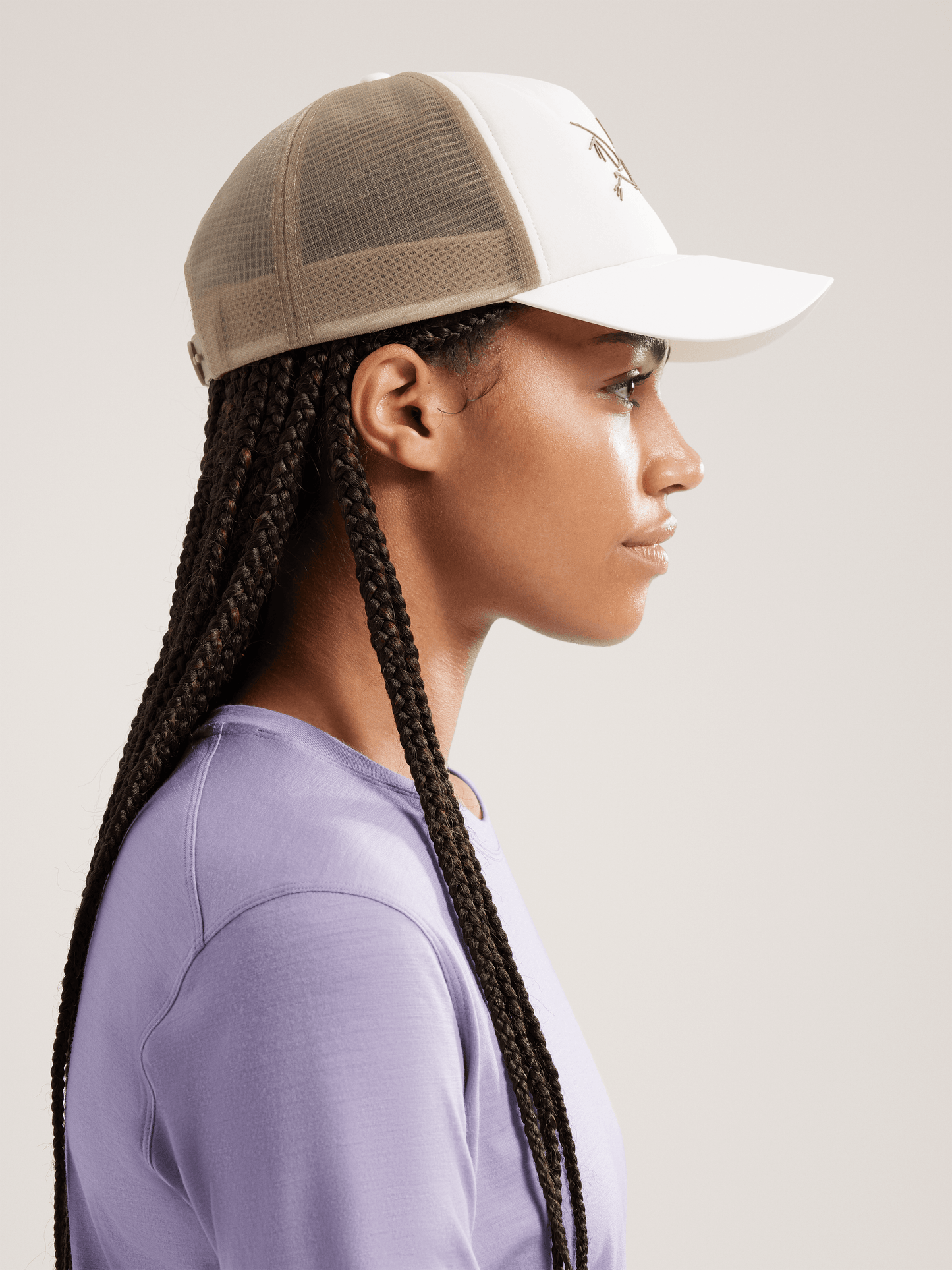 Arc'teryx Cap - Bird Word Trucker Curved - Arctic Silk