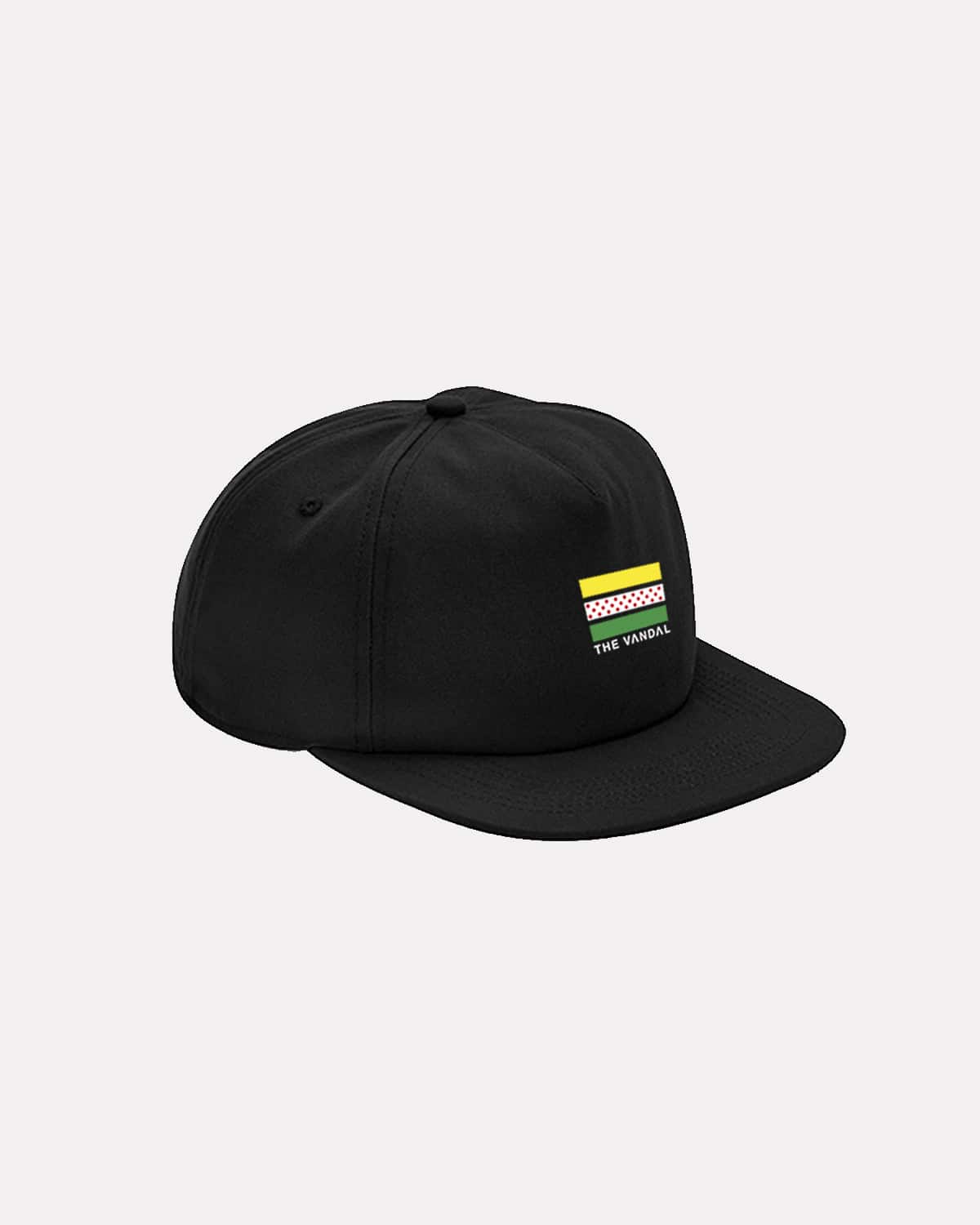 Keps – Stripes Cap Svart – The Vandal