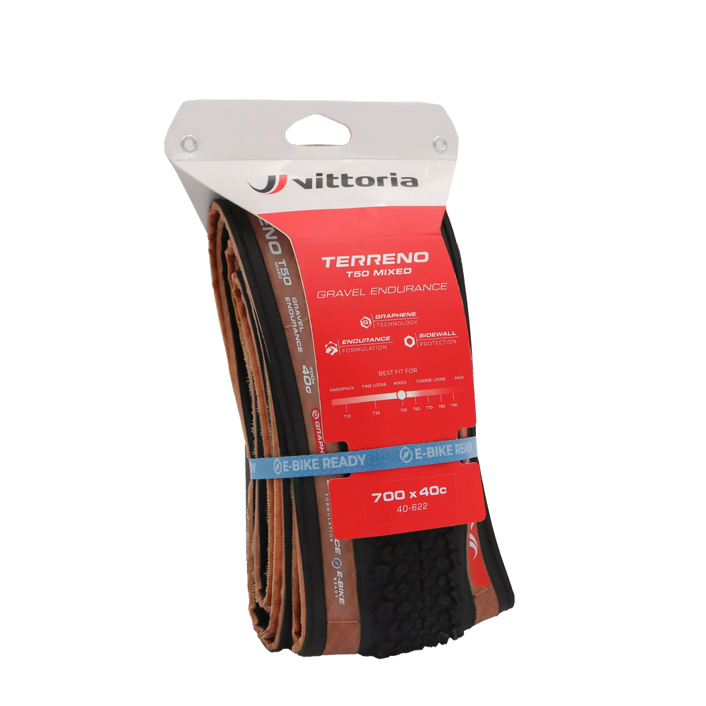 Vittoria Terreno T50 Mixed – Gravel Endurance – Däck – Tanwall 700x40c
