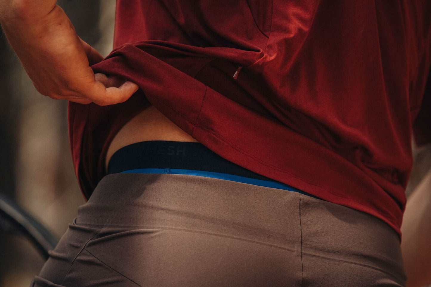 7mesh - Foundation Boxer Brief - Redwood - Men's Cycling Shorts