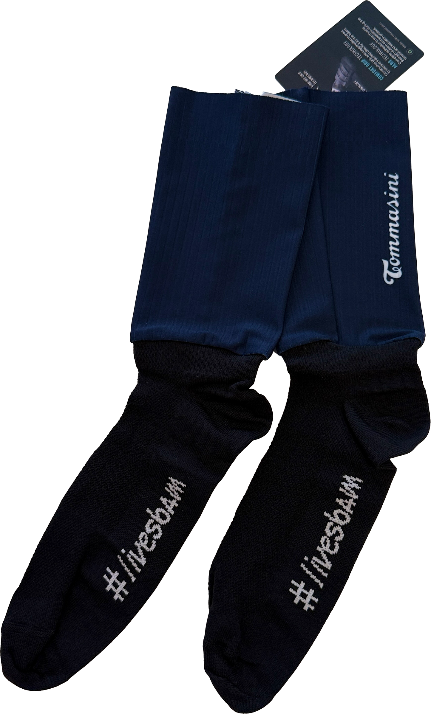 Tommasini – Cykelstrumpor – Aero Sock – Blå