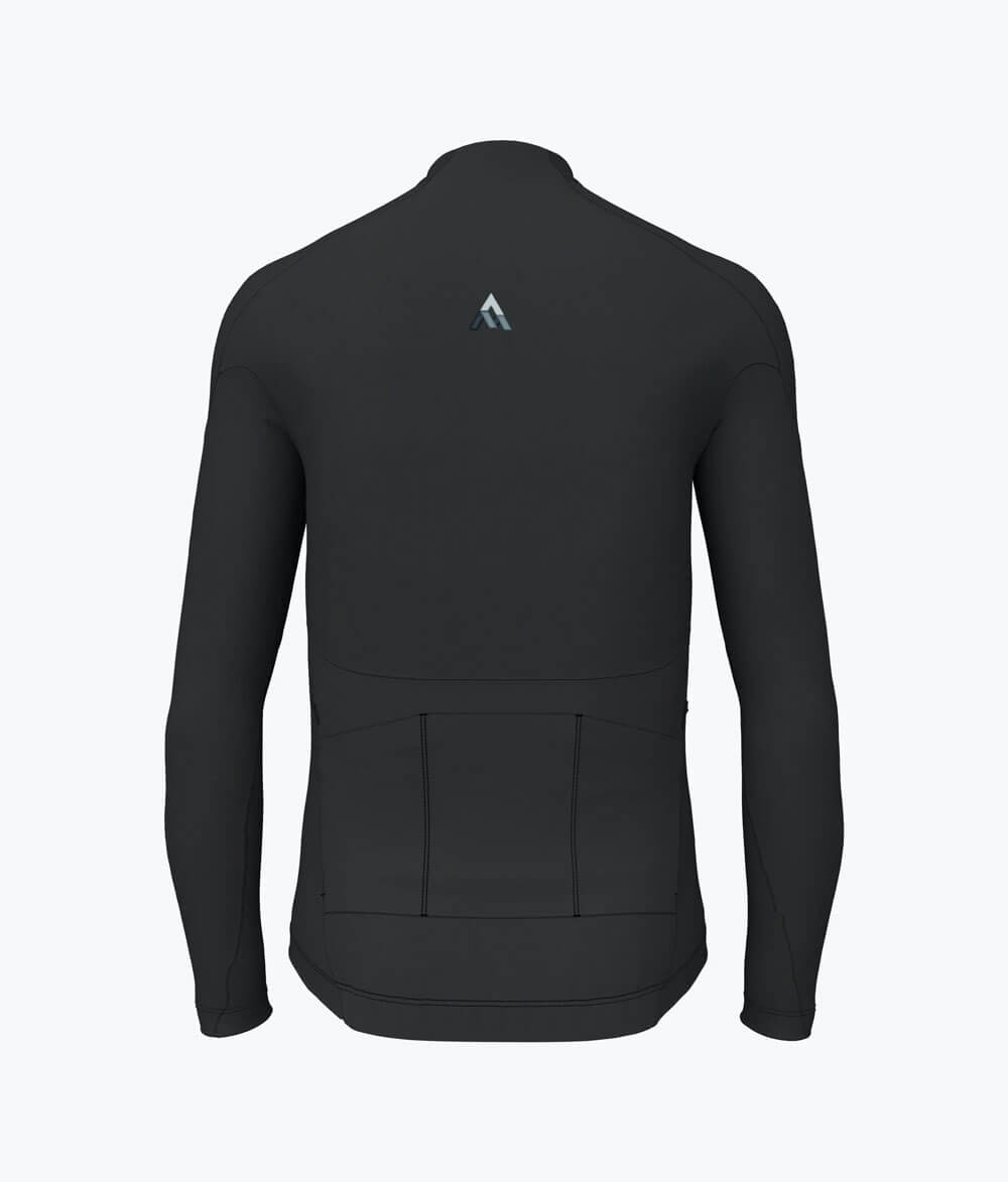 7mesh – Ashlu Merino Jersey LS – Black – men's jersey