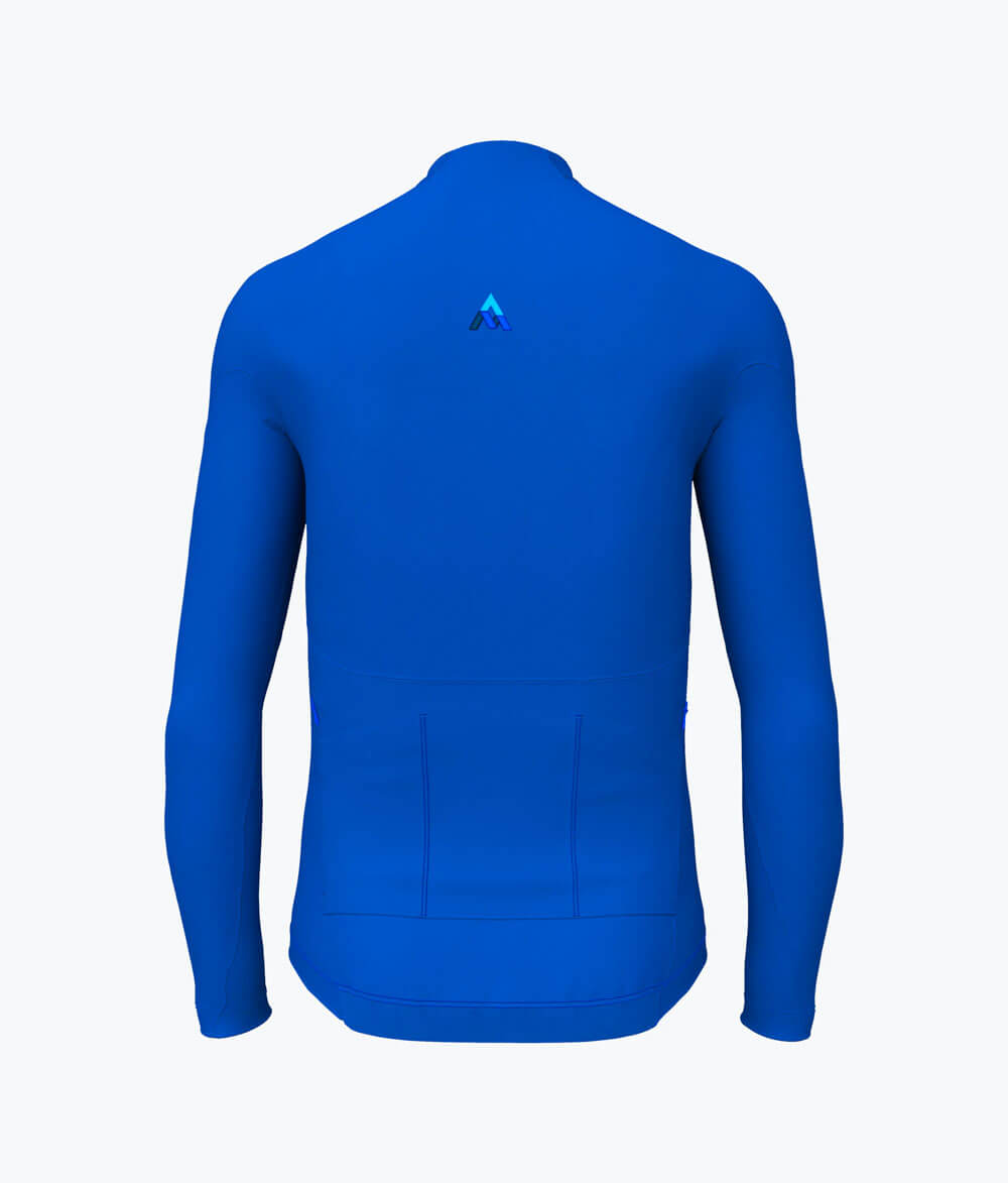 7mesh - Ashlu Merino Jersey LS - Bottle Blue - Men's Jersey