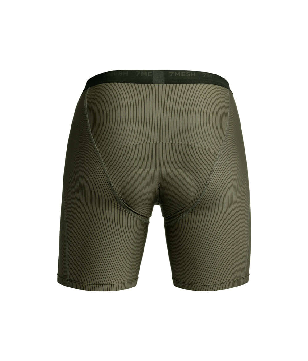 7mesh - Foundation Boxer Brief - Green - Men's Cycling Shorts