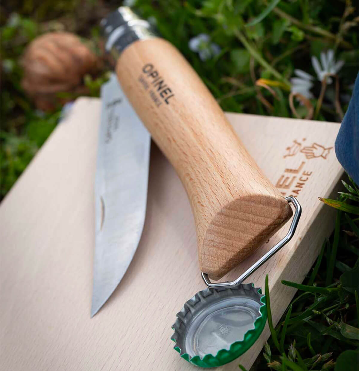 Opinel no 10 – Folding knife with corkscrew