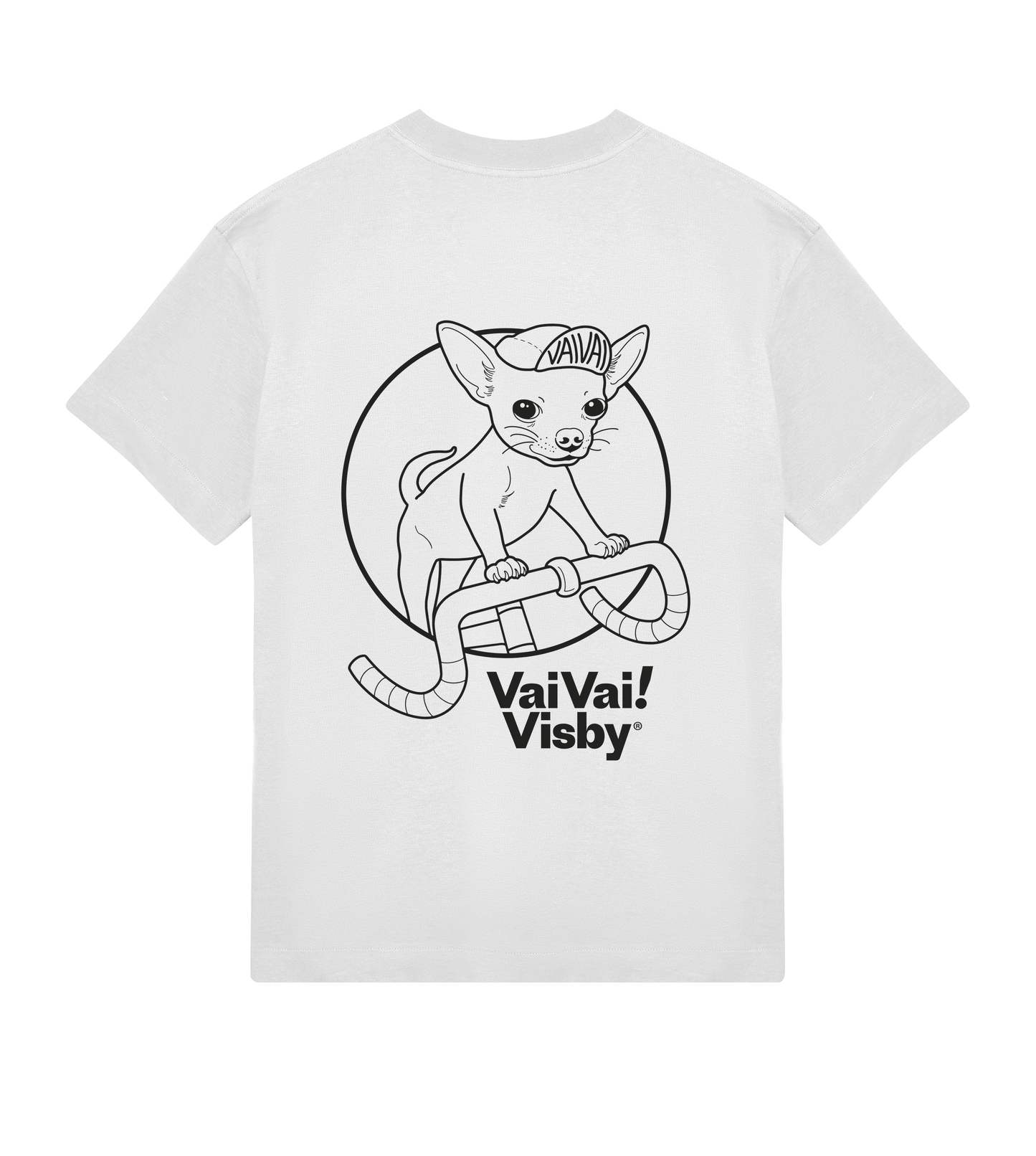 Willow got your back – boxy tee – off white
