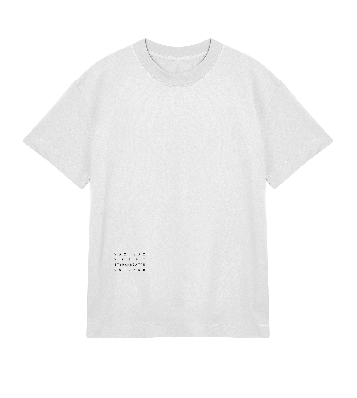 Willow got your back – boxy tee – off white