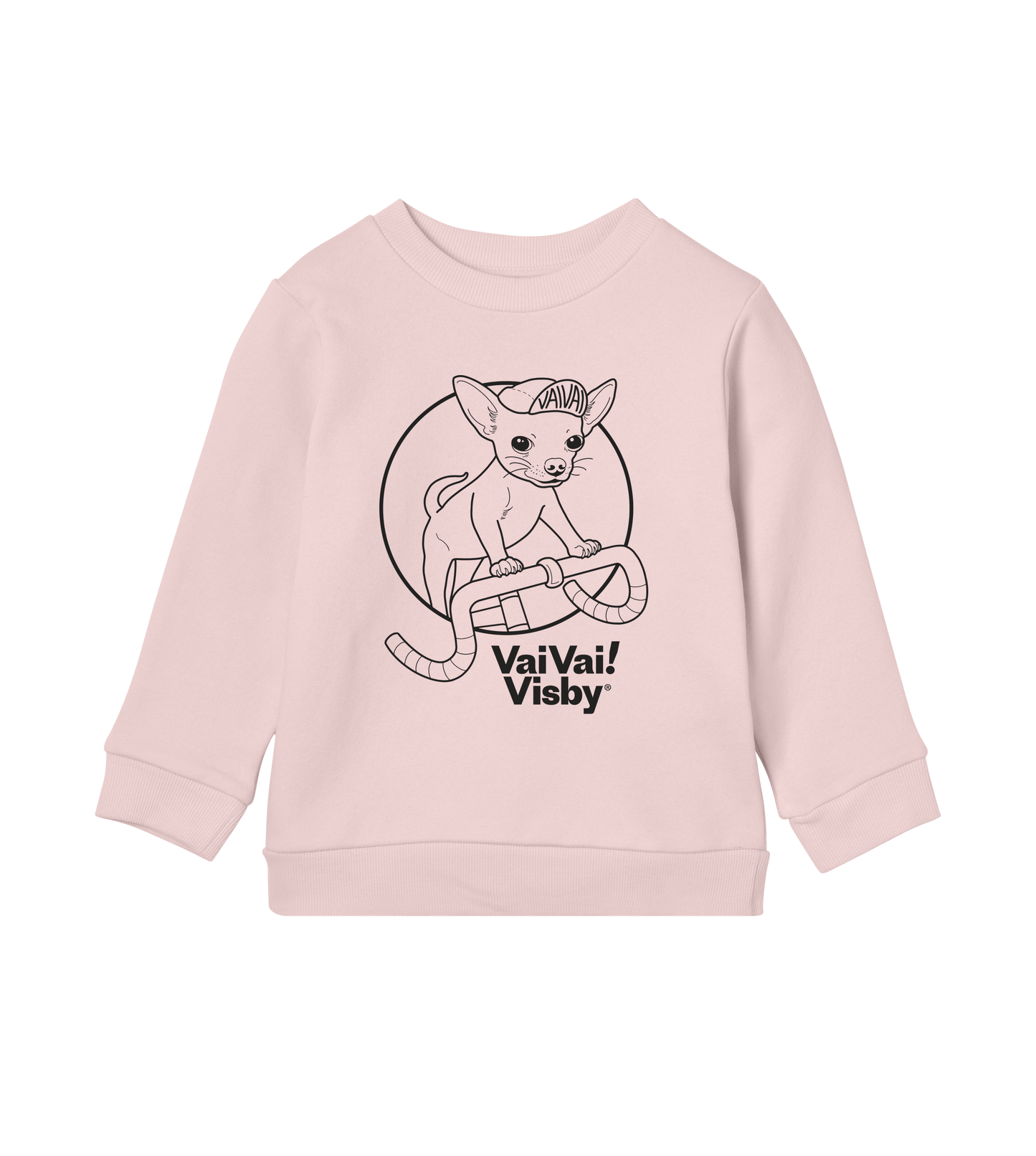 Willow the Chihuahua – Rosa collegetröja för barn – In-store