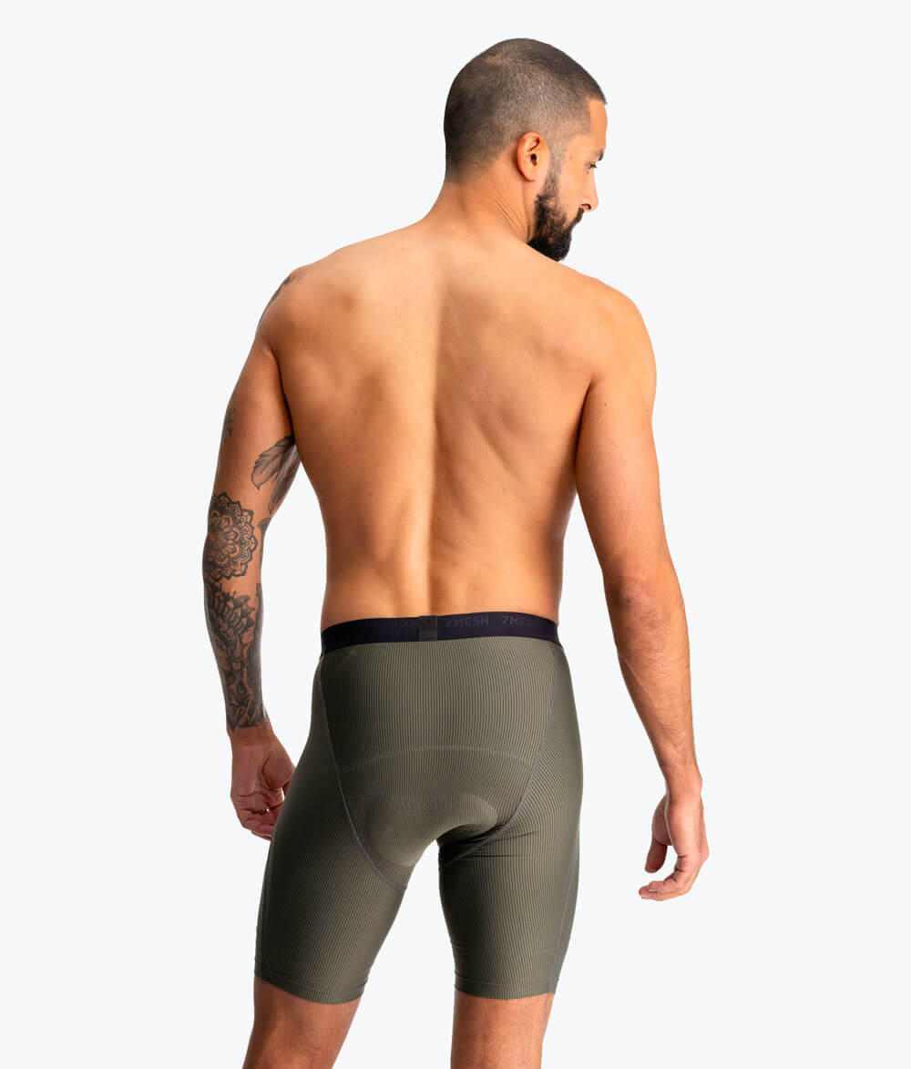 7mesh - Foundation Boxer Brief - Green - Men's Cycling Shorts