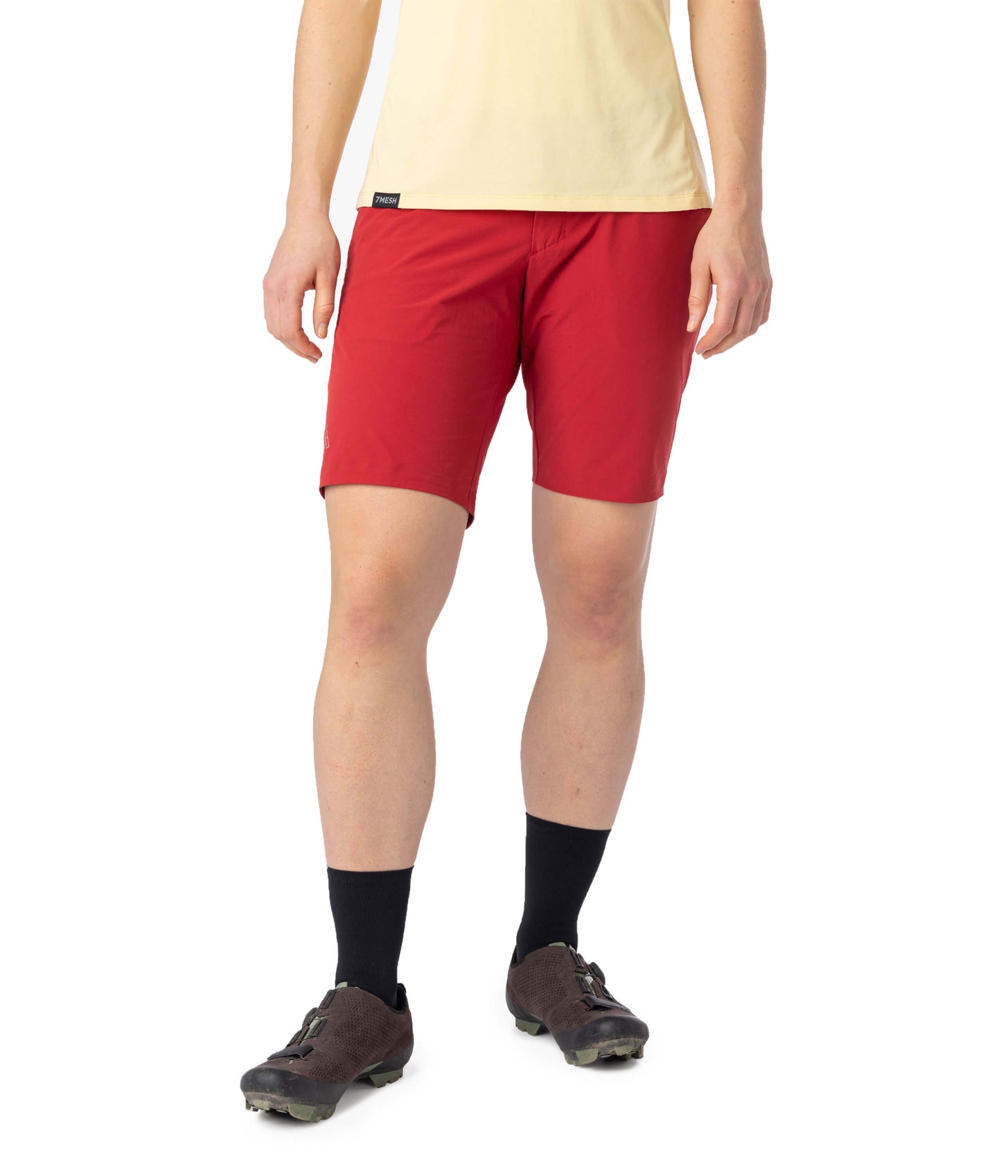 7mesh – Farside Short – Red – women's shorts