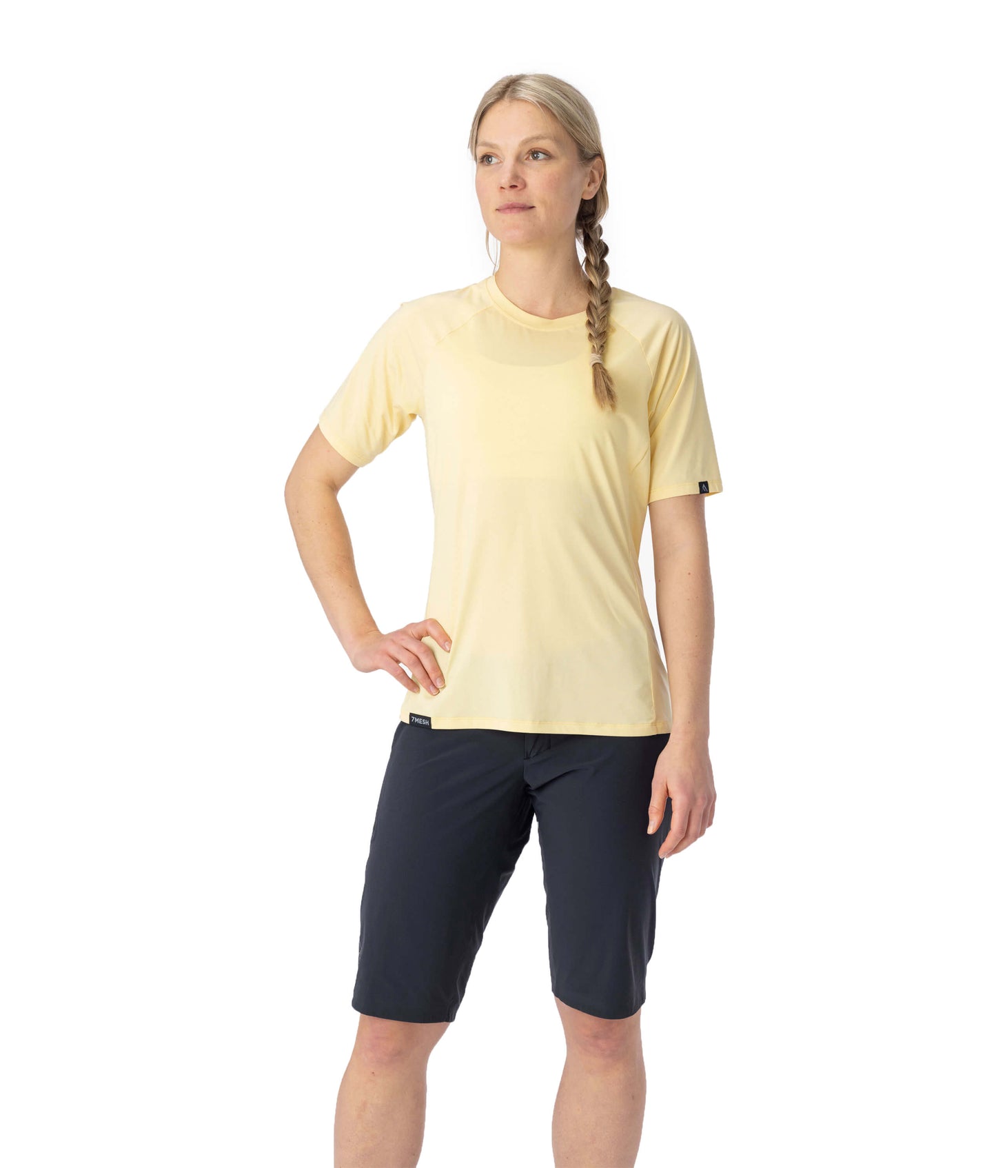 7mesh – Sight Shirt SS – Light Yellow – women's shirt