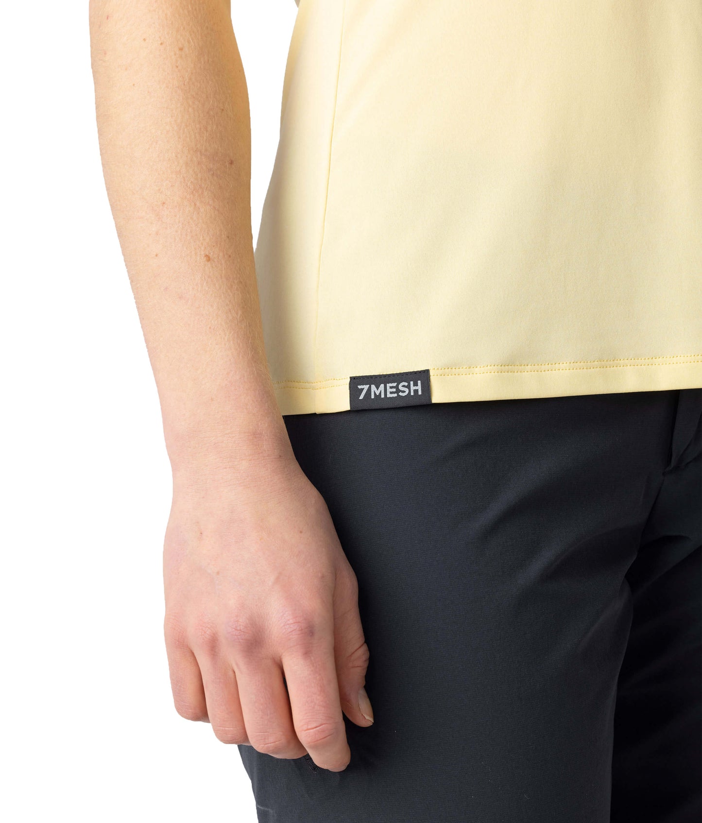7mesh – Sight Shirt SS – Light Yellow – women's shirt