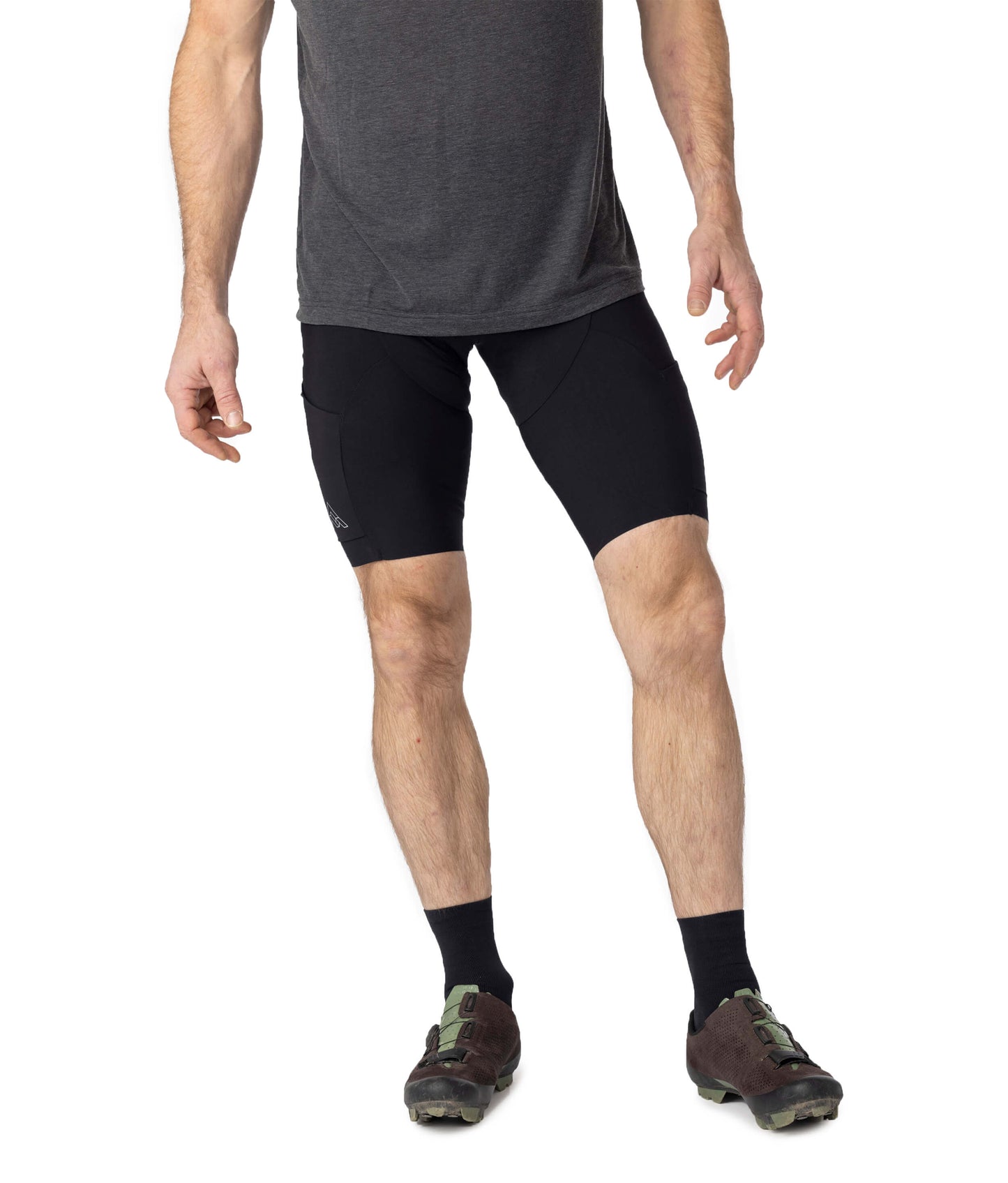 7mesh - MK3 Cargo Bib Short Mens - Black - Men's