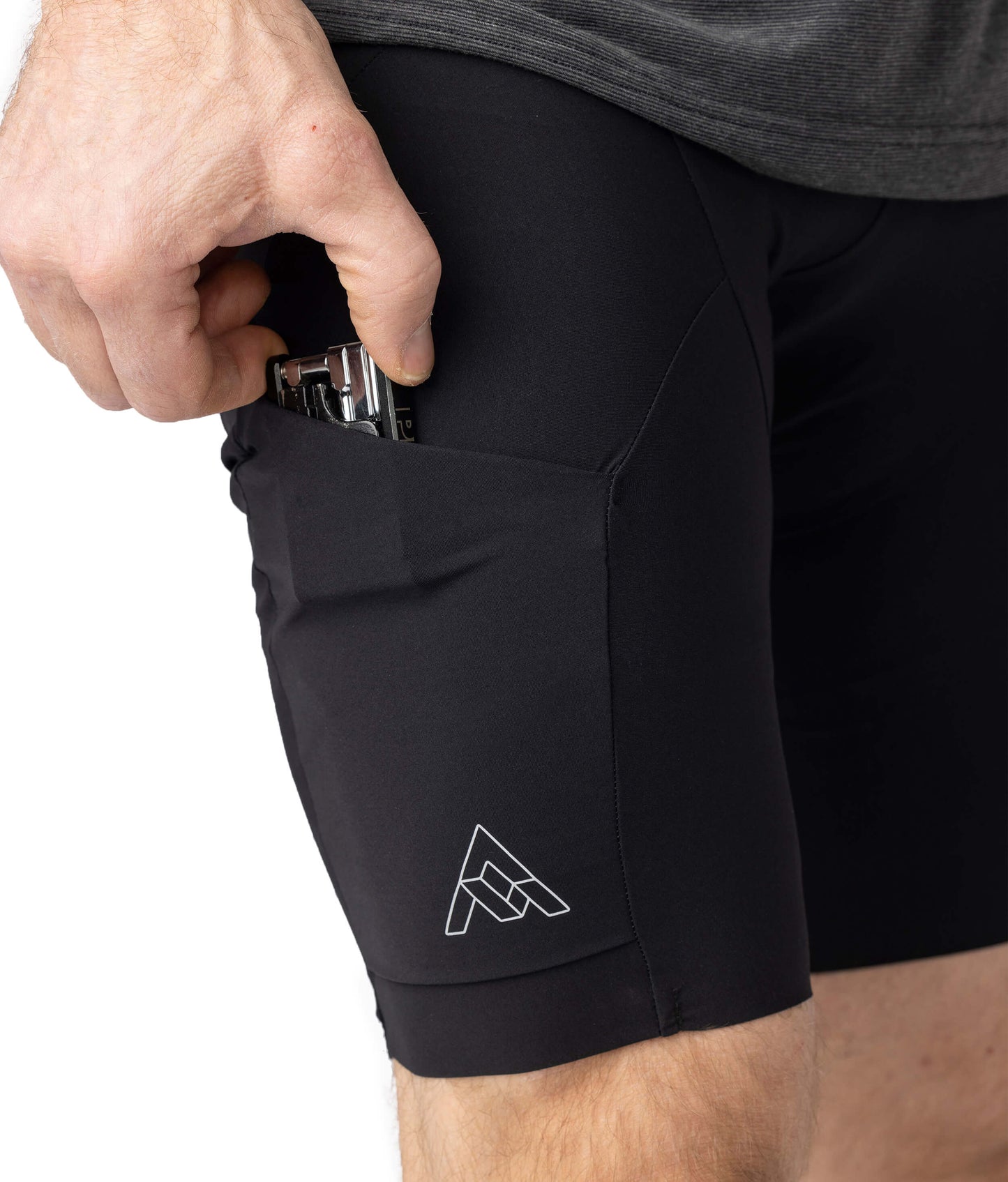 7mesh - MK3 Cargo Bib Short Mens - Black - Men's