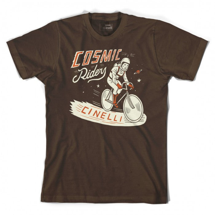 Cinelli - T-shirt - Cosmic Rider - Brown