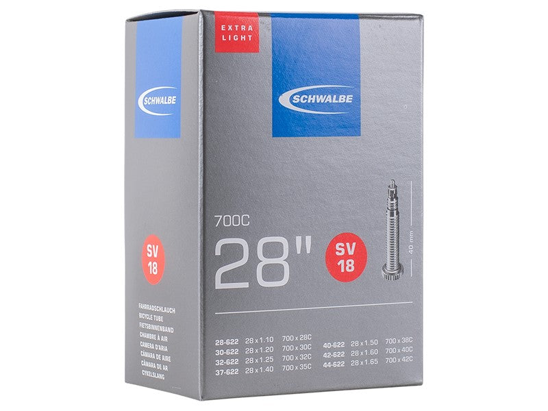 SCHWALBE SV18 EXTRA LIGHT 700 x 28-44c (28-44x622) Presta (Removable core) 40 mm