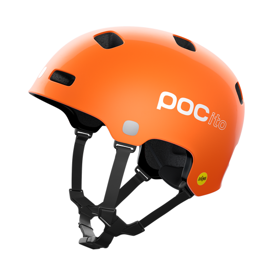 POCito Crane MIPS – Orange barnhjälm