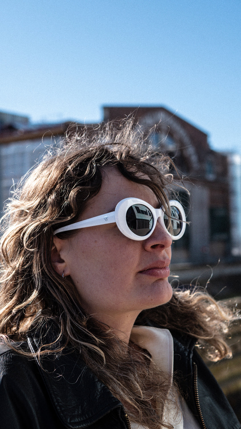 CHPO – Frances – White – Sunglasses
