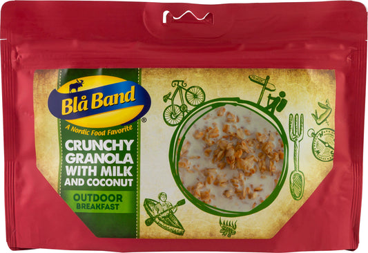 Camping Food – Blue Ribbon – Crunchy Granola – Milk and Coconut