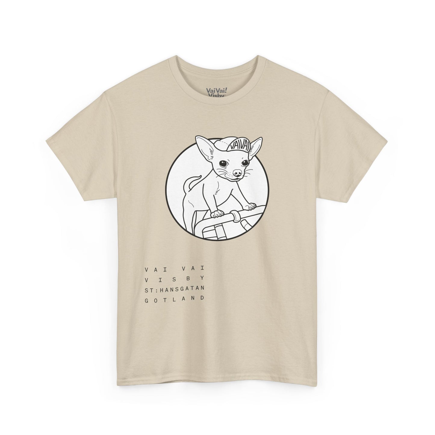 Willow Chihuahua T-shirt – Sand