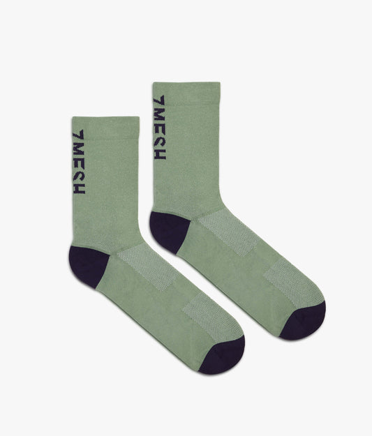7mesh – Cycling Socks – Word Sock, Shadow