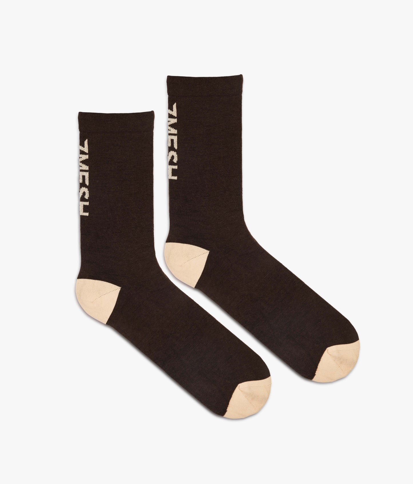 Cycling socks – Ashlu Merino Sock, Dark Chocolate