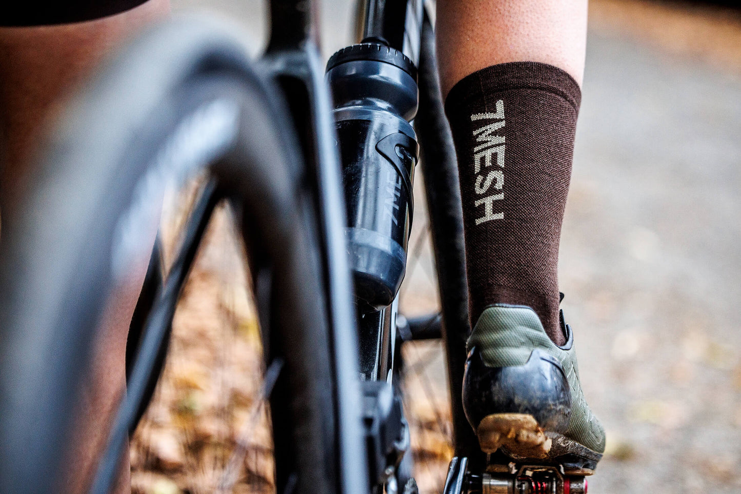 Cycling socks – Ashlu Merino Sock, Dark Chocolate
