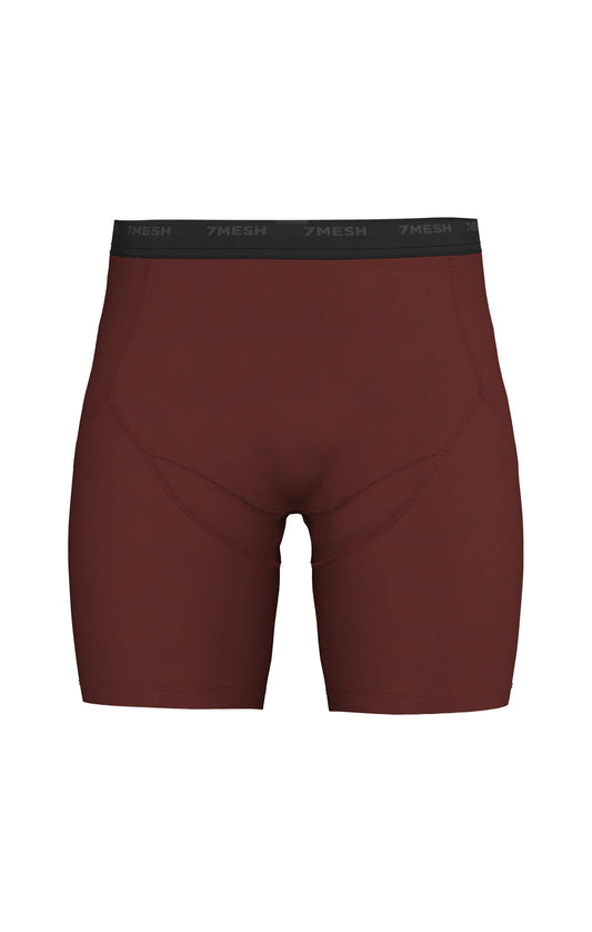 7mesh - Foundation Boxer Brief - Redwood - Men's Cycling Shorts