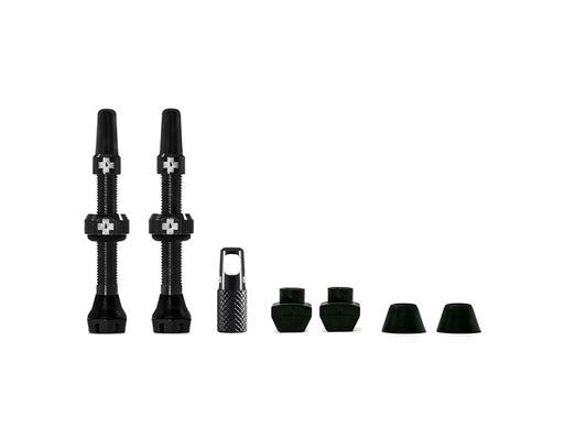 Tubeless tire valve – 44 mm – Black