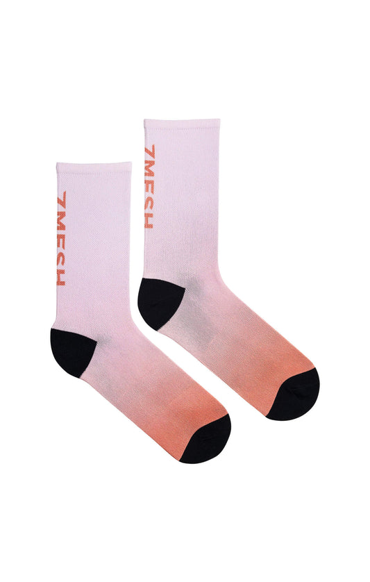 7mesh - Cycling Socks - Fading Light Sock - Desert Rose