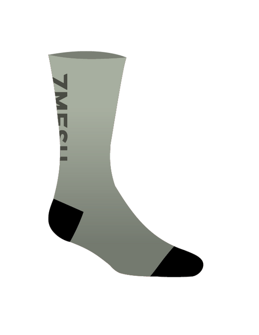 7mesh - Cycling Socks - Fading Light Sock - Thyme