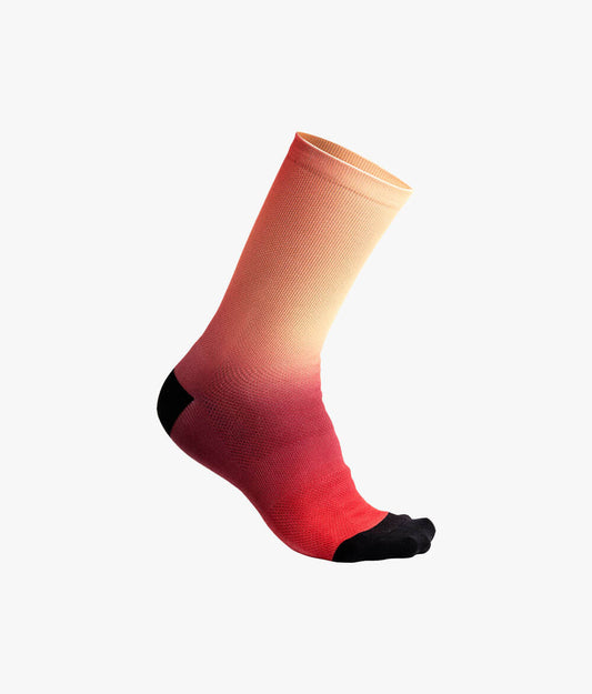 7mesh – Cycling Socks – Fading Light Sock – Electric Watermelon