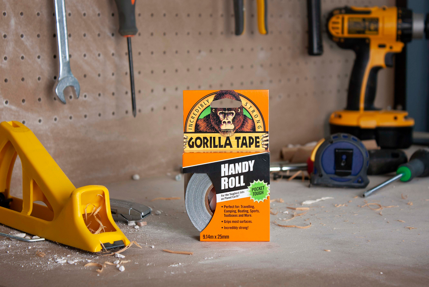 Gorilla Tape - Black - Practical Roll 25mm